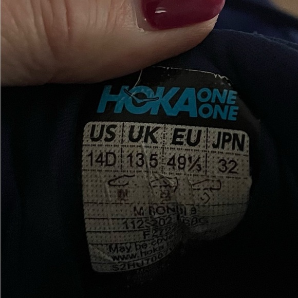 Mens Hoka Bondi Size 14 - Picture 2 of 11